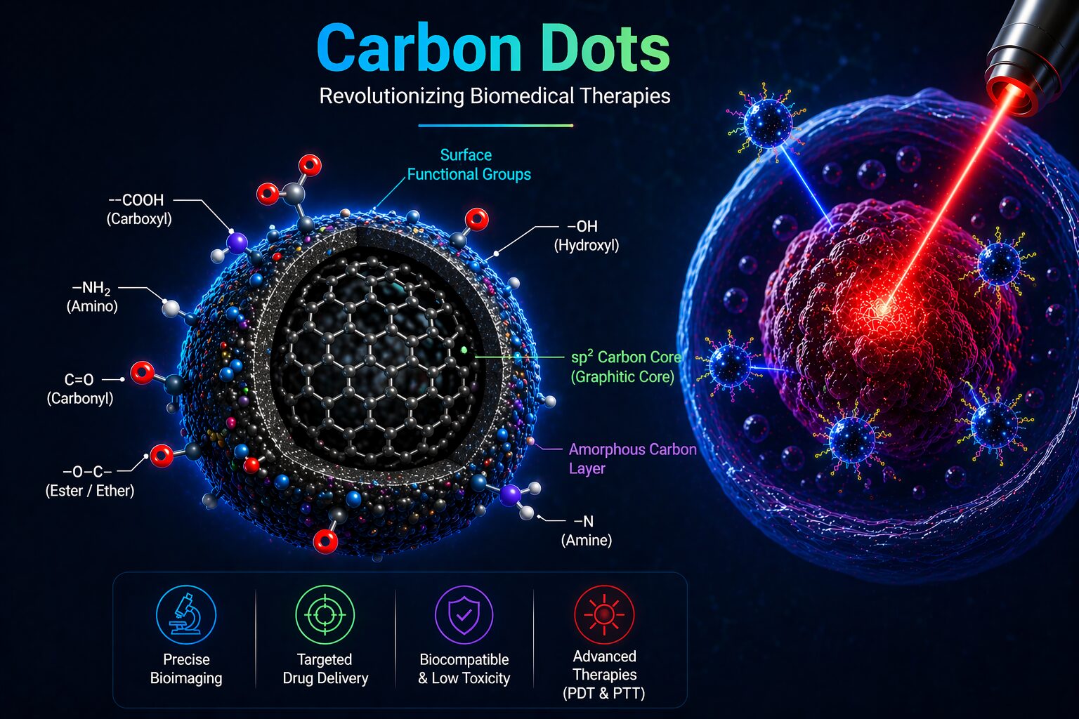 Carbon Dots are revolutionising cancer diagnosis, drug delivery, and advanced therapies chatgpt image apr 21, 2026, 08 38 19 pm