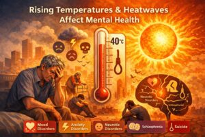Rising Temperatures and Heatwaves may affect our mental health