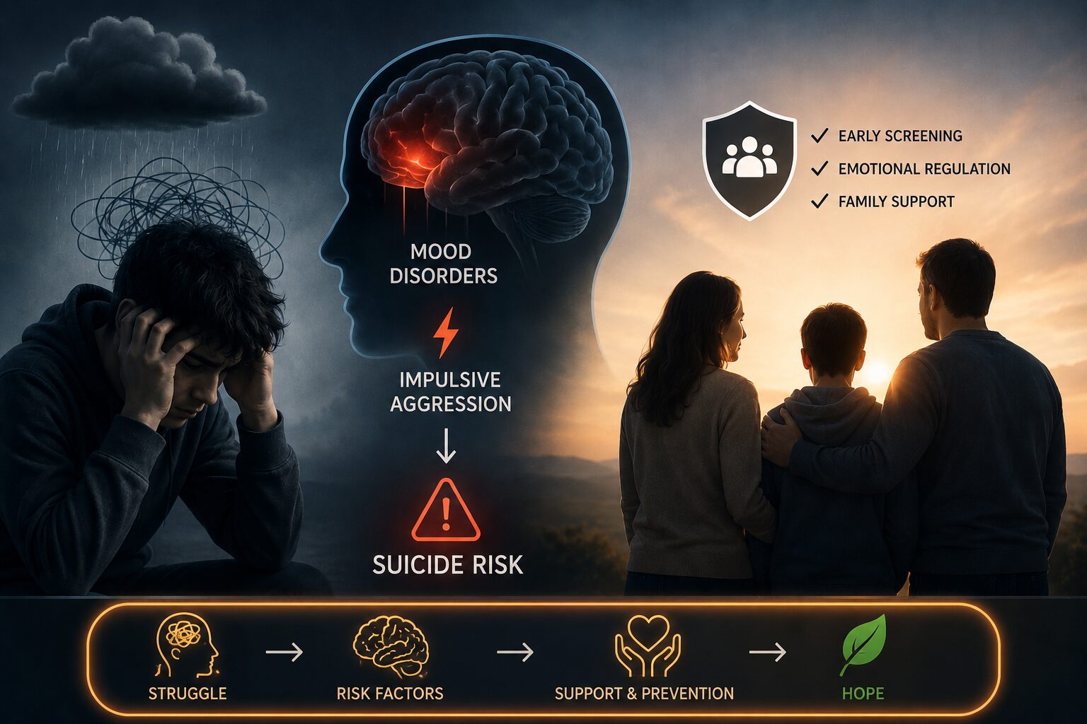 Mood Disorders and Impulsive Aggression Drive Youth Suicide Risk Mood Disorders and Impulsive Aggression