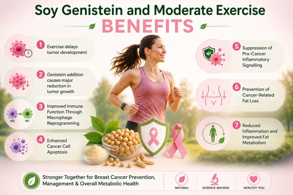 Soy Genistein and moderate exercise improve anti-cancer responses in breast cancer models chatgpt image jun 1, 2026, 01 23 44 pm