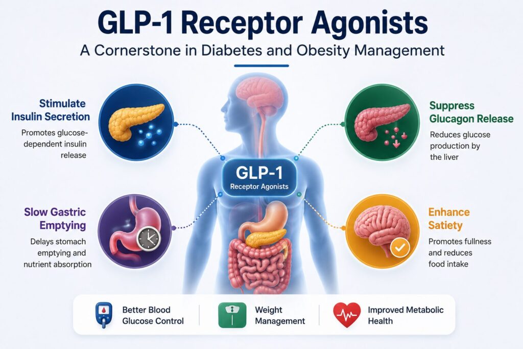 A Promising Oral GLP-1 Drug for Type 2 Diabetes and Obesity Targeting GLP-1 receptor