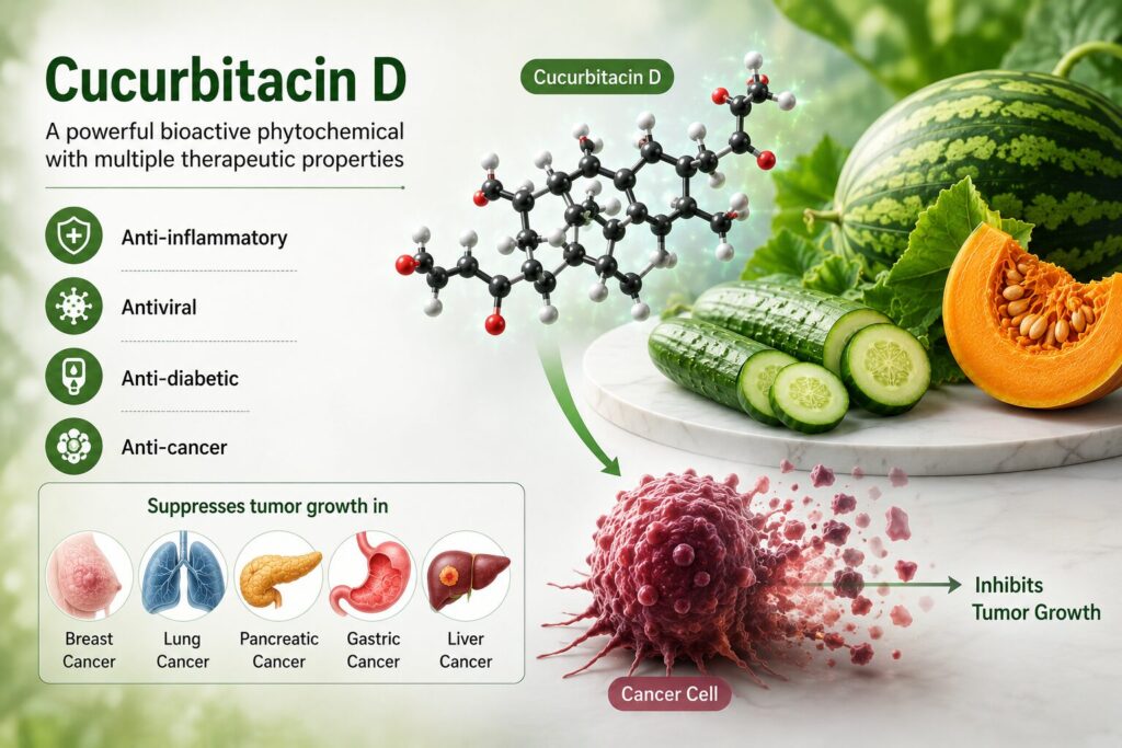 Cucurbitacin D is a bioactive phytochemical