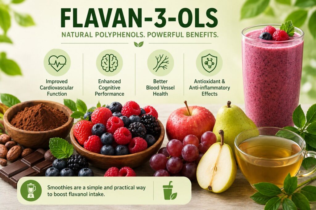 Banana smoothies may reduce flavanol benefits of berries Flavan-3-ols absorption matters
