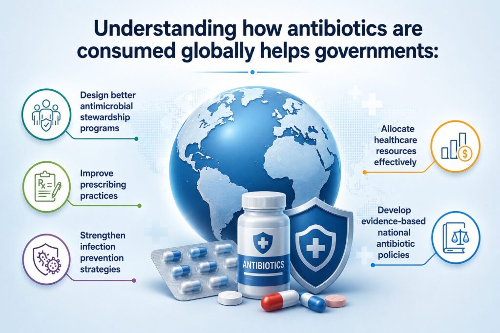 Strategies to reduce global antibiotic consumption