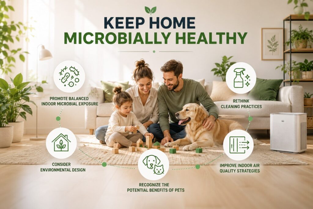 Keep home microbially healthy