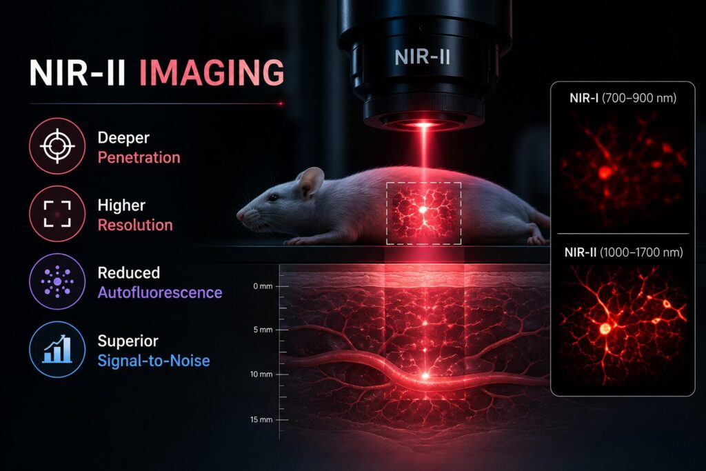 NIR-II Nanoprobes are transforming cancer imaging and image-guided surgery Merits of Near-Infrared II (NIR-II) imaging technology