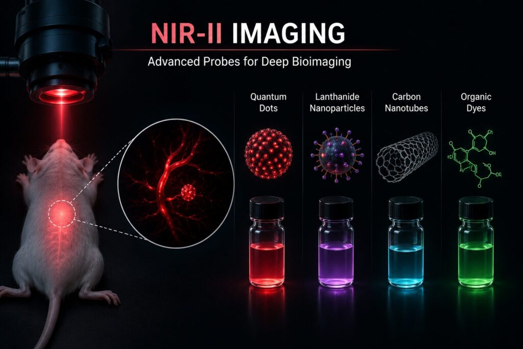 NIR-II Nanoprobes are transforming cancer imaging and image-guided surgery NIR-II imaging uses advanced probes such as quantum dots, lanthanide nanoparticles, carbon nanotubes, and organic dyes.