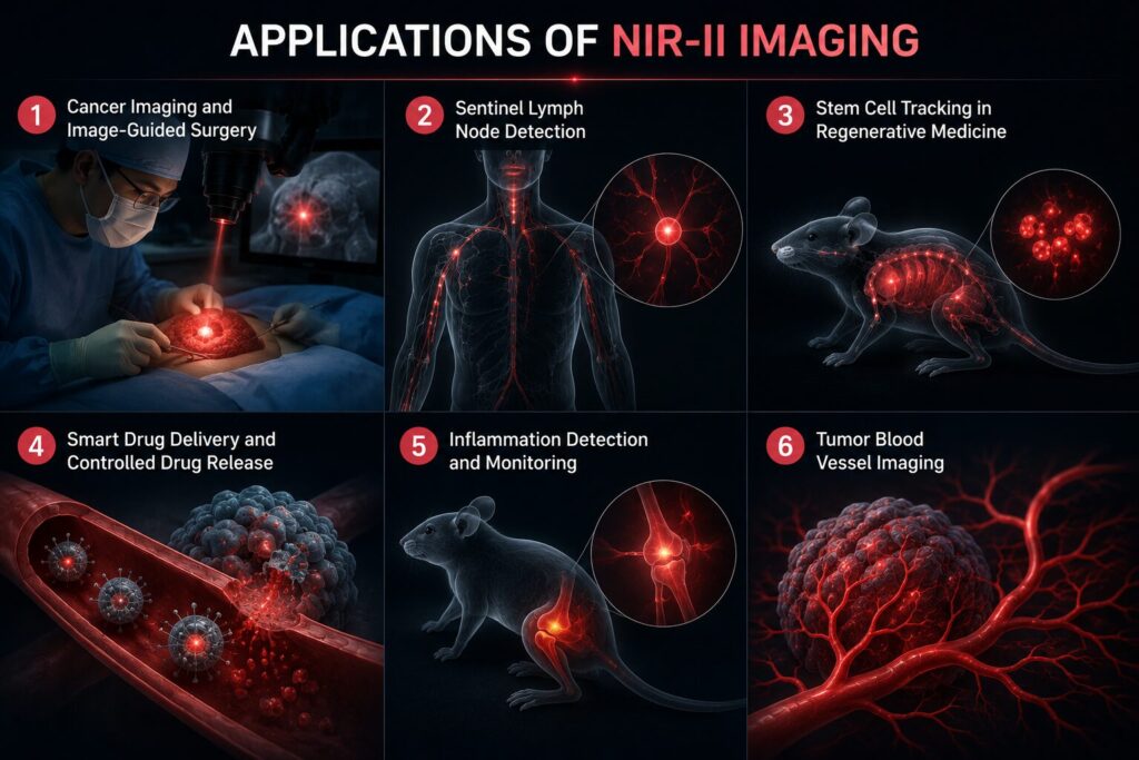 NIR-II Nanoprobes are transforming cancer imaging and image-guided surgery Application of Near-Infrared II (NIR-II) imaging technology