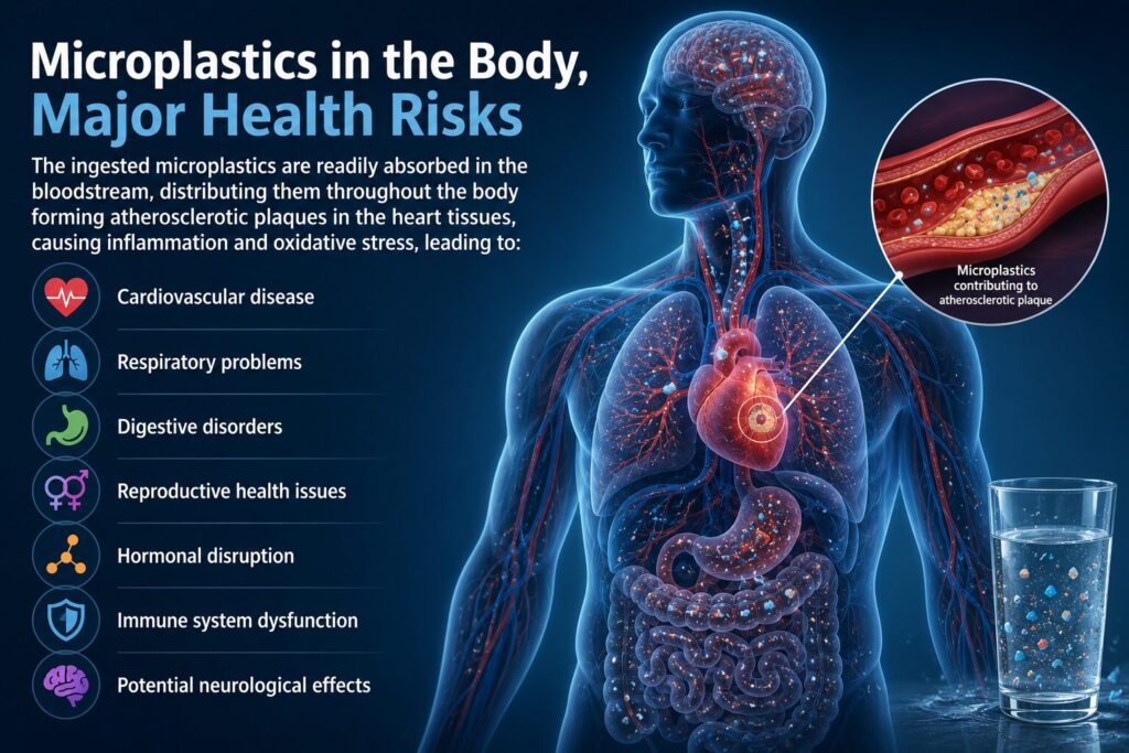 Moringa oleifera offers a cost-effective solution for microplastic removal from drinking water Health risk of microplastics