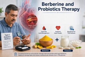 Berberine and Probiotics create a ‘Gut Lipid Sink’ to improve cholesterol profile & prevent CVD risk Berberine-Probiotic Therapy