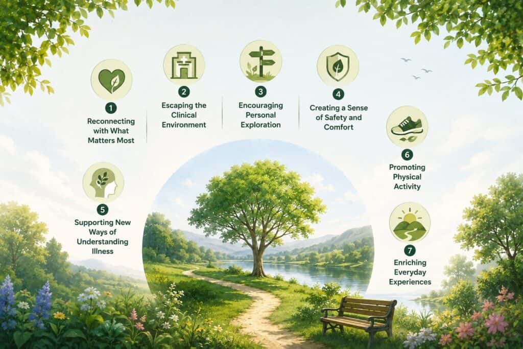 The Healing Benefits of Nature for Cancer Patients' Well-Being Nature's path to well-being