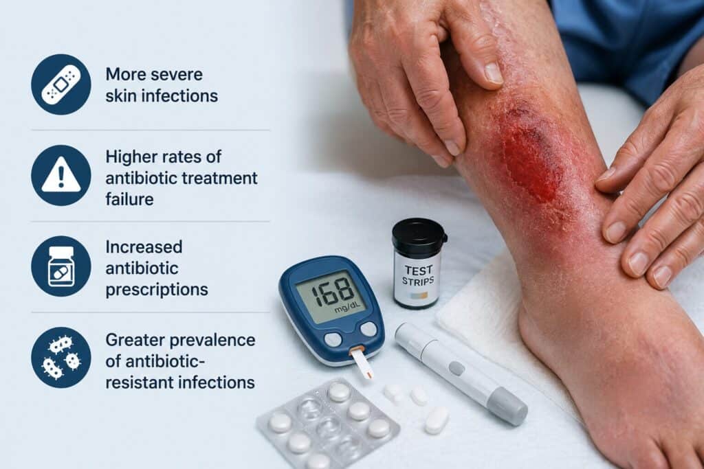 Managing Diabetes Could Help Reduce Antibiotic Resistance clinical observations among diabetic patients