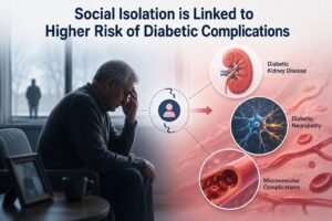 Social isolation is linked to higher risk of complications in patients with Type 2 Diabetes chatgpt image jul 26, 2026, 06 57 06 pm