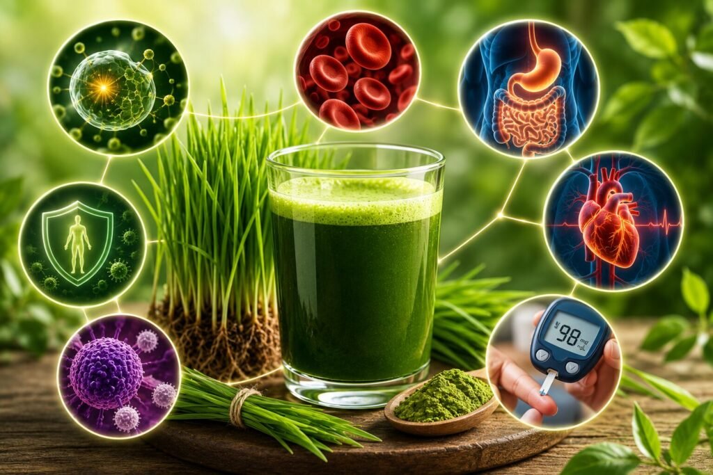 Health benefits of Wheatgrass
