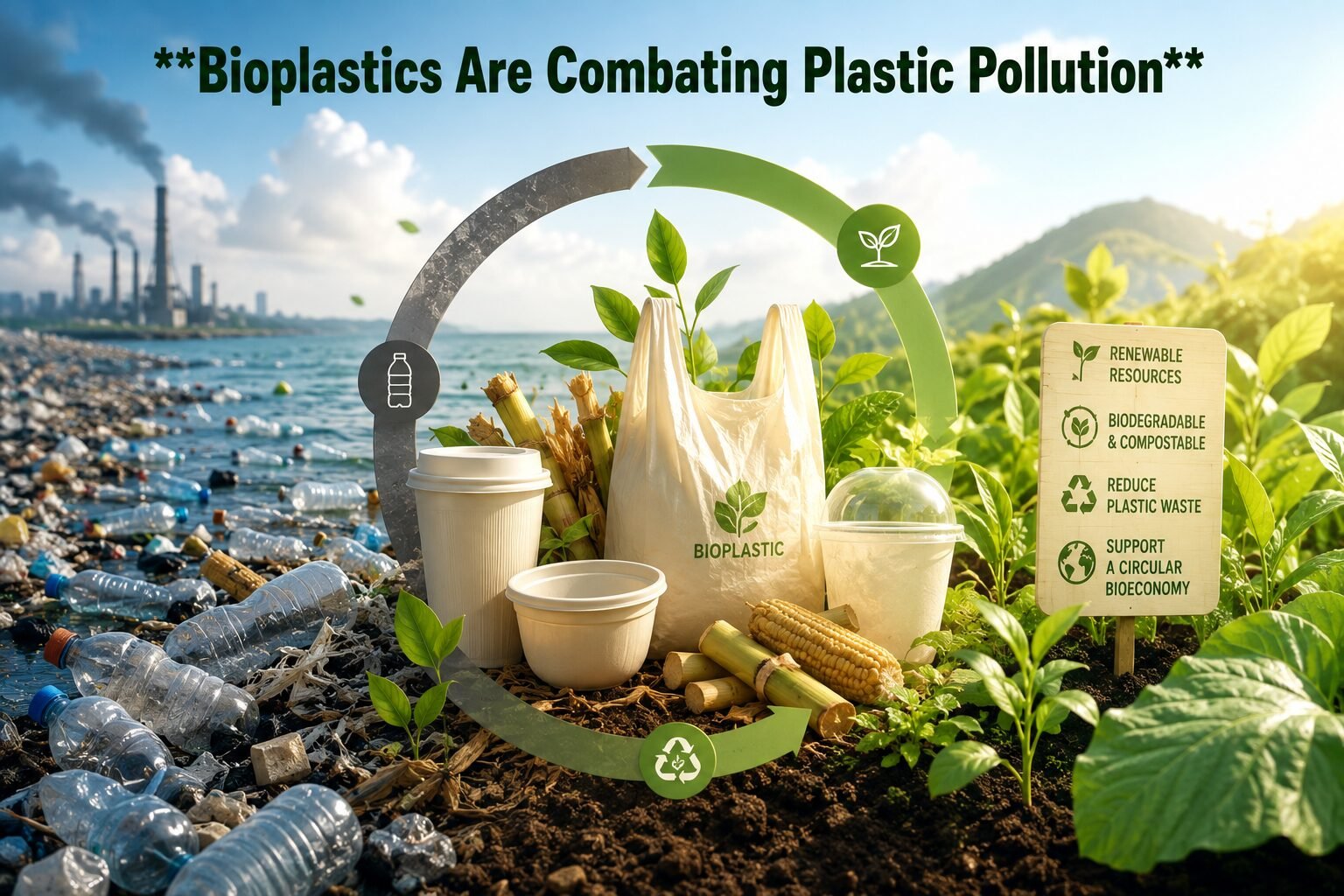 How Bioplastics Are Combating Plastic Pollution in the Anthropocene Era Bioplastics Are Combating Plastic Pollution in the Anthropocene Era