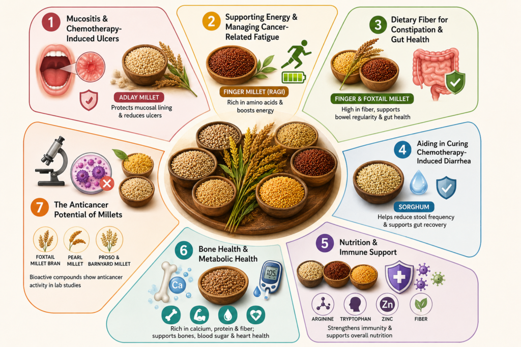 Millets as a Dietary Supplement During Chemotherapy: Supporting Digestive and Immune Health Millets as Dietary Supplement During Chemotherapy