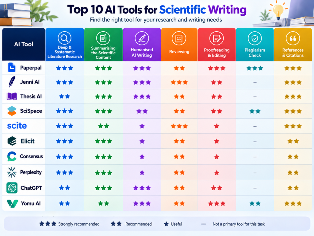 AI tools for Scientific Writing