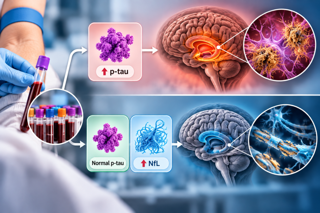 p-tau217 and p-tau181 as a strong marker for detecting Alzheimer’s pathology