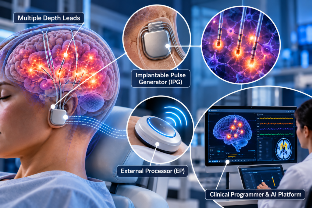 Smart Neurostimulation System (SNS) components