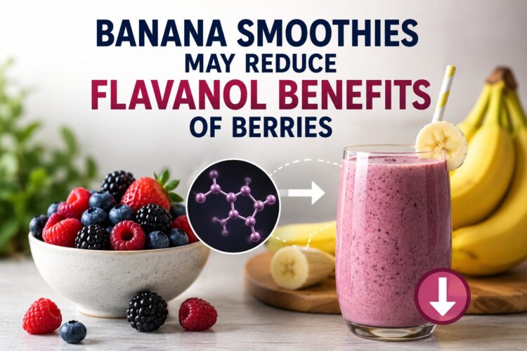Home Banana smoothies may reduce flavanol benefits of berries