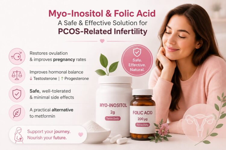 Myo-Inositol and Folic Acid: A Safe and Effective Treatment for PCOS-Related Infertility